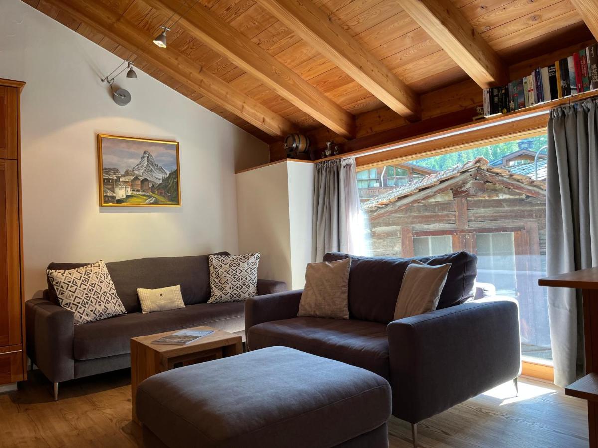 Ferienwohnung Chalet Püzji Zermatt Exterior foto